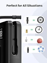 UGREEN Tyre Inflator Portable Cordless Electric Air Pump 150 PSI with LED LCD view 8