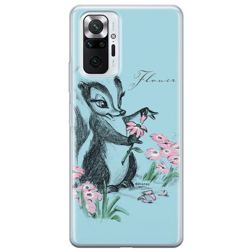 ERT GROUP mobile phone case for Xiaomi REDMI NOTE 10 PRO original and officially Licensed Disney pattern Flower Skunk 001 optimally adapted to the shape of the mobile phone, case made of TPU