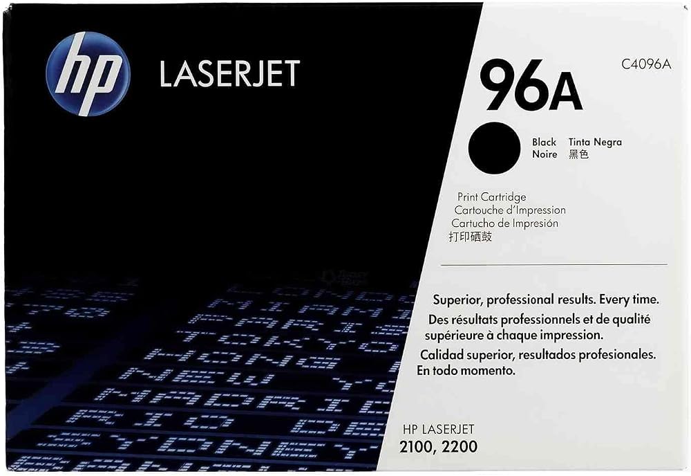 HP C4096A Black Laser Toner Cartridge 5000 Pages for LaserJet