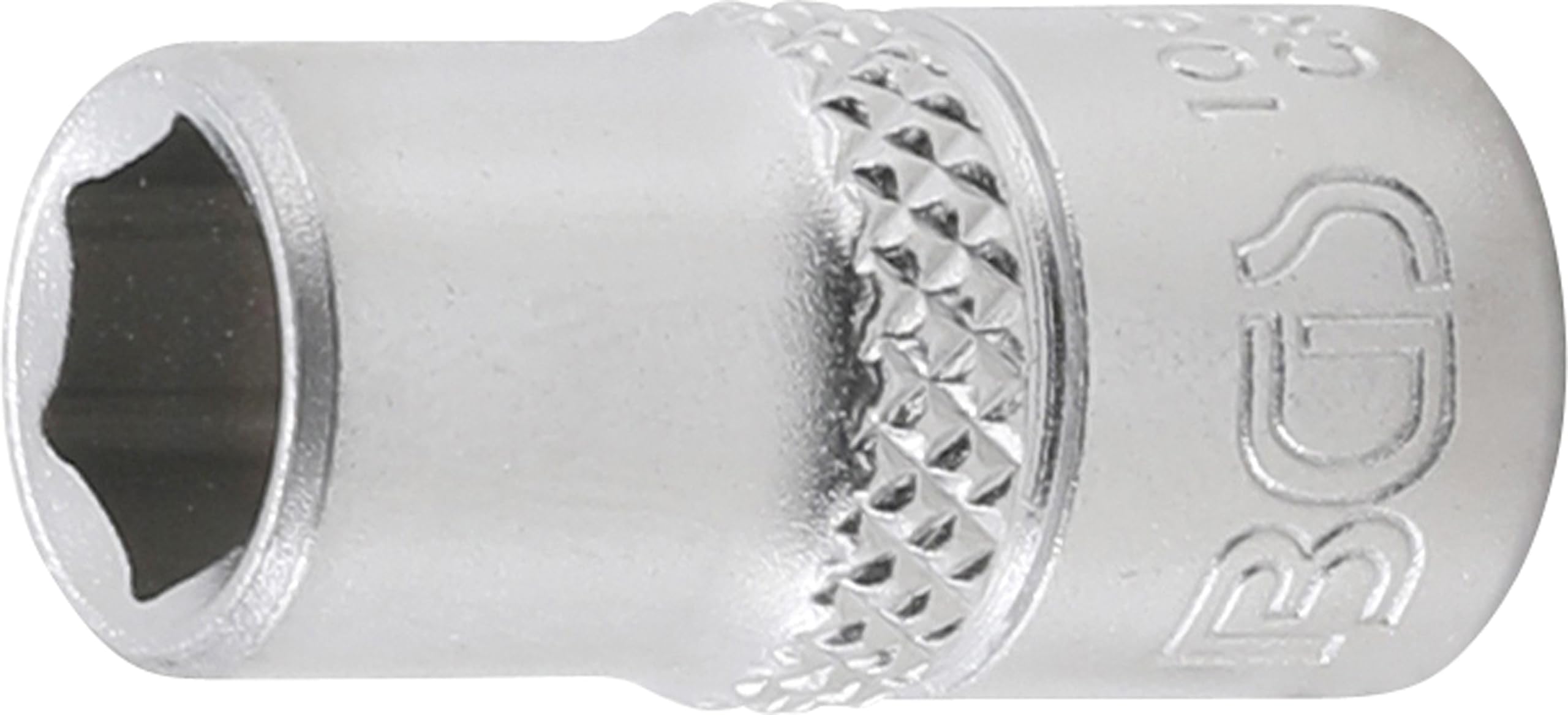 BGS 10654 | Socket, Hexagon | 6.3 mm (1/4") Drive | 9/32"