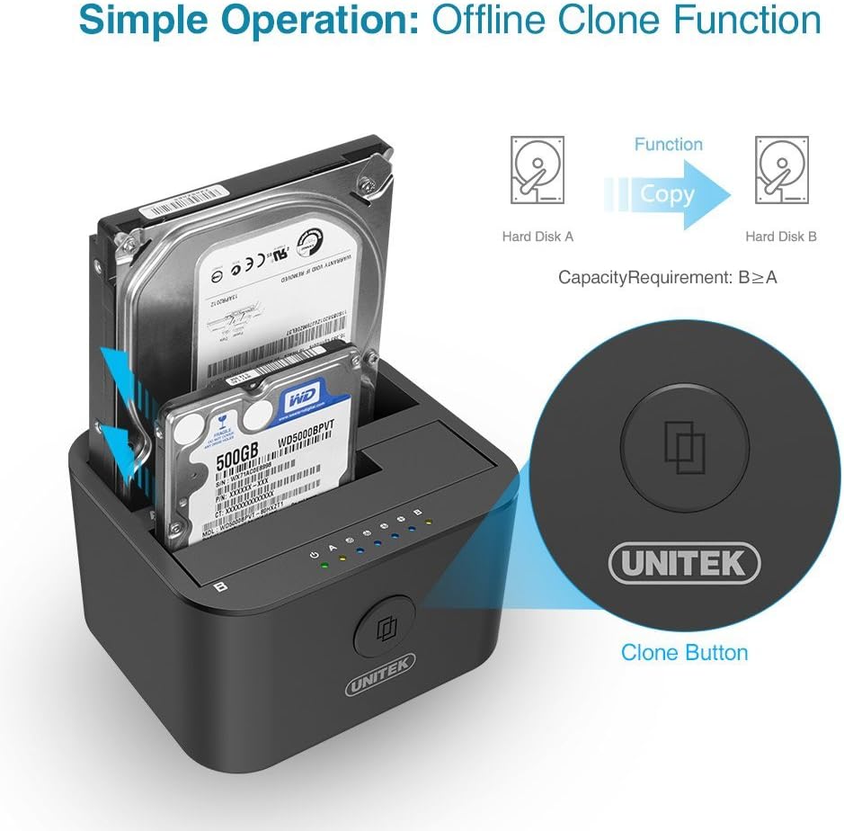 Function clone. Unitek корпус hdd. multi function hdd docking инструкция. dual disk clone device.