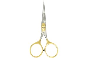 Kingfisher Fly Fishing Fly tying Razor Scissor, 5in - Gold