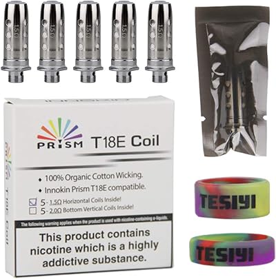 XUYUVAPE Innokin Prism T18E Coils 1.5 Ohm Pack of 5 for T18E T22E