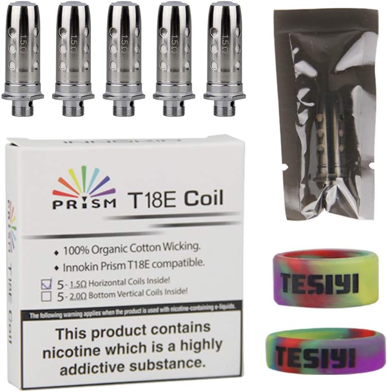 XUYUVAPE Innokin Prism T18E Coils 1.5 Ohm Pack of 5 for T18E T22E