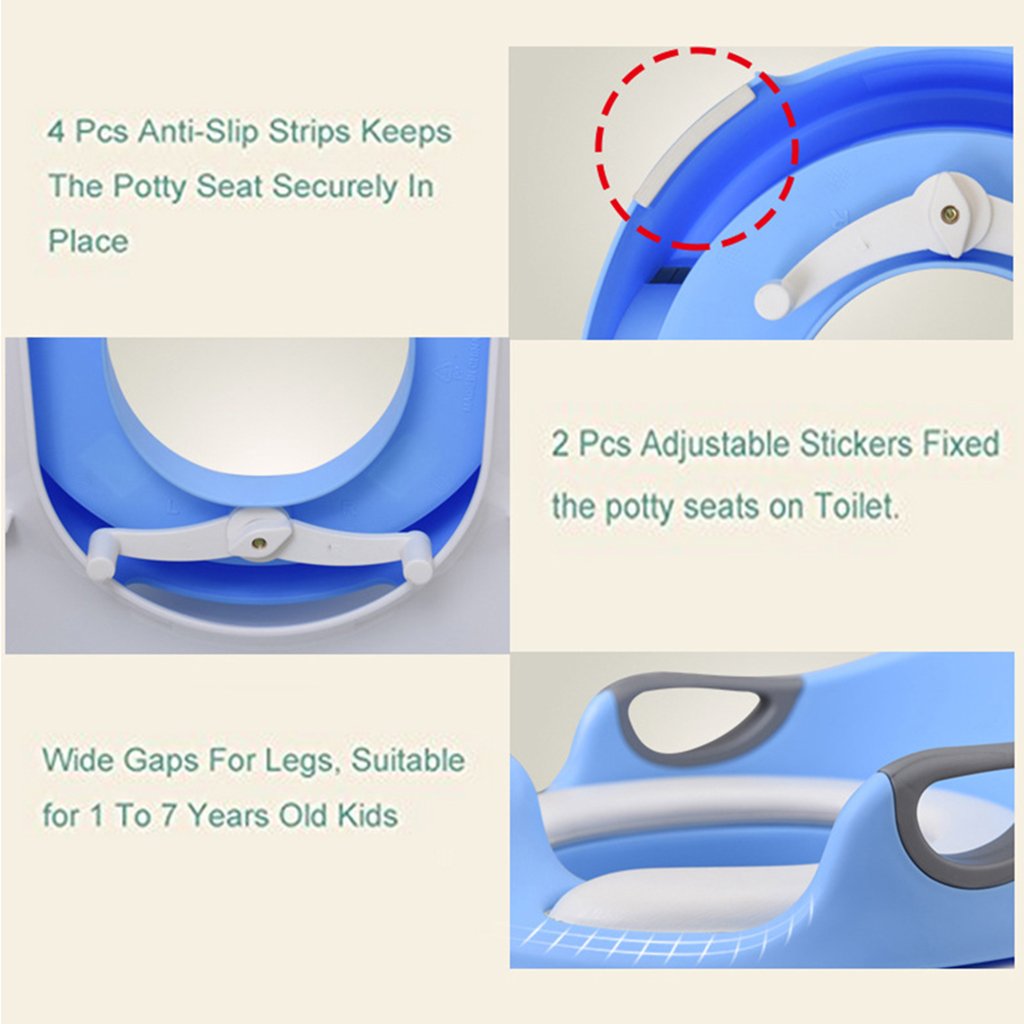 as described White Homyl Baby Toddler Kids Safety Potty Training