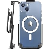 Encased ClipMate Belt Holster, Designed for Apple Clear MagSafe Case - iPhone 15 (Holster Clip Only - Case is Not Included)