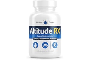 Altitude RX OxyBoost Complex. Altitude Formula for Acclimation to Ski or Mountain Trips with Vitamin C, Alpha Lipoic Acid (60 Servings)…