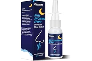 CMAINZE Anti Snoring Spray, Anti Snoring Devices, Simple & Effective Snoring Solution for Better Sleep, Helps Open The Throat & Airway During Sleep, 30ml