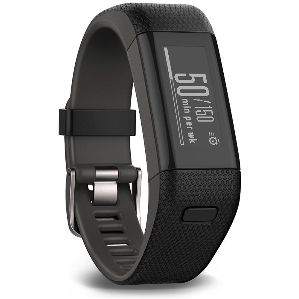 Garmin Vivosmart 4 roségoud met wijnrode band medium