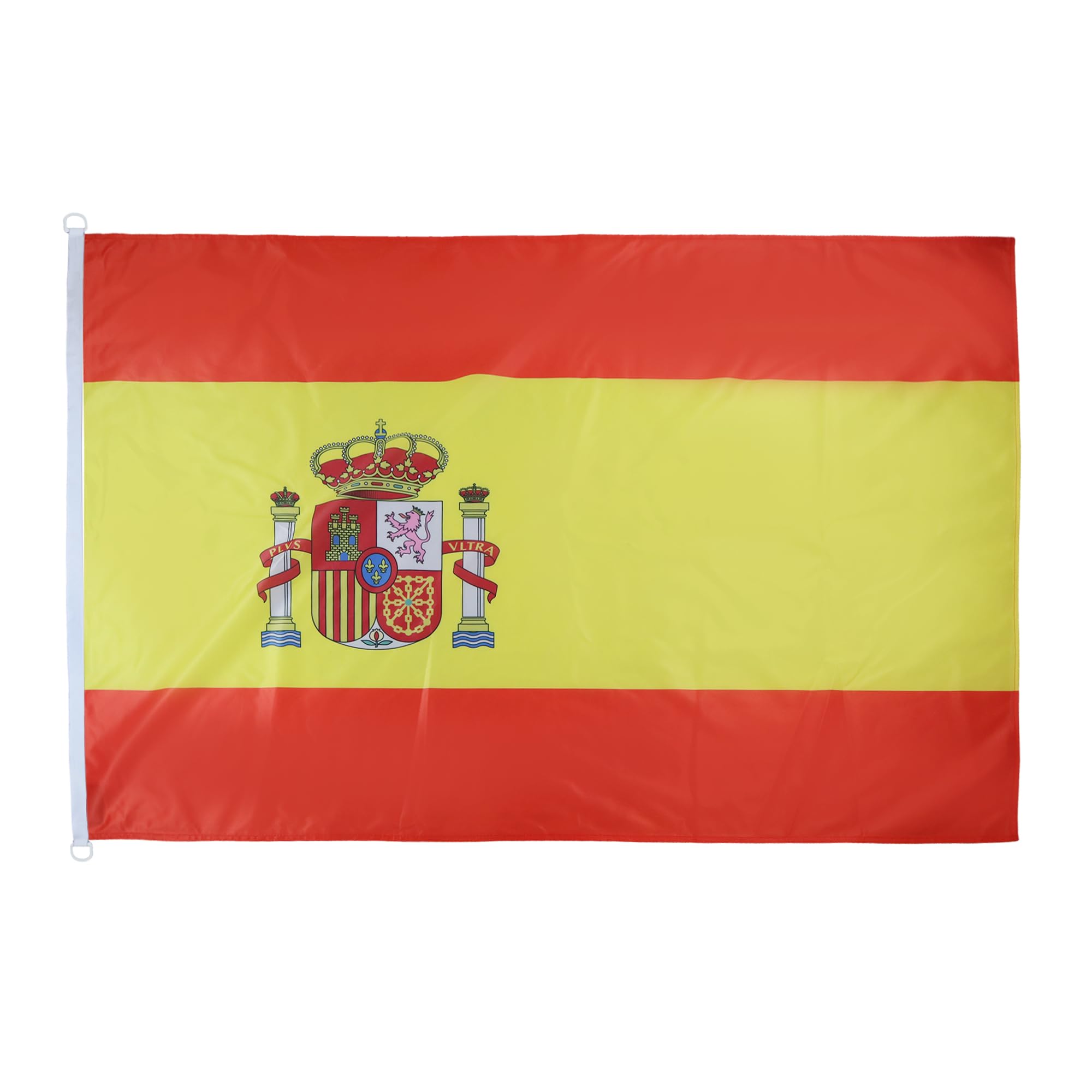 AZ FLAG - Spain Flag - 3x5 Ft - For Outdoor - Spanish Banner Knitted Polyester with Two Plastic Rings - Fade Resistant - Vivid Colors - 3' x 5' Feet - 150x90 Cm