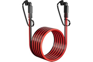 SAE Extension Cable 10AWG, BERLAT SAE to SAE Quick Disconnect Wire Harness SAE Connector Solar Panel Extension Cable for Solar Panel, Battery, Motorcycle, Cars, RV (6.6FT/2M)