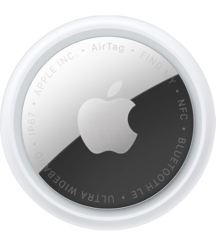 Amazon.com: Apple AirTag Tracking Device, 4-Pack with 1-Year Apple
