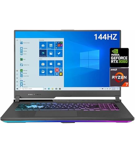 美品　ROG ゲーミングノート　Ryzen7, RTX3050Ti, 144Hz Amazon.com: ASUS ROG Strix G17 (2021) Gaming Laptop, 17.3