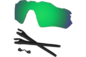 Predrox Radar EV Path Lenses & Rubber Kits Replacement for Oakley Sunglass OO9208 Polarized