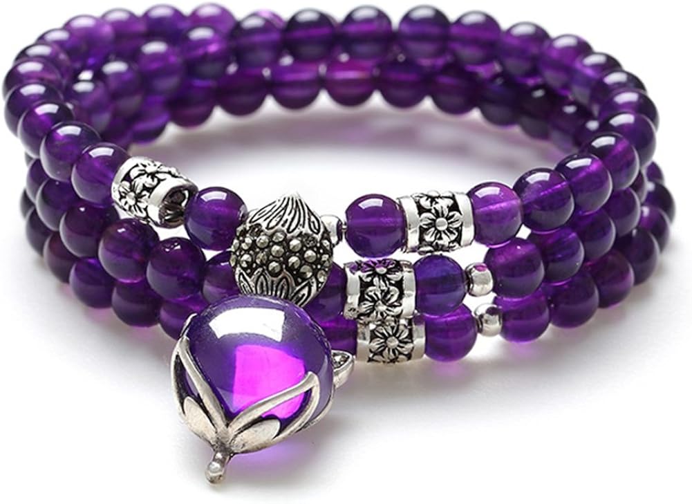 Amethyst bracelet/ multijewelry/Sweet natural Crystal bracelets/ jewelryI Amazon.co.uk