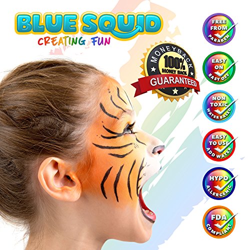Купить Blue Squid Face Paint Kit Professional Best Quality Painting
