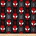 Springs Creative Products Marvel Spiderman Spider-Man Head Toss Black Fabric By The Yard