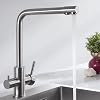 Grifos-Cocina-Fregadero-CECIPA-Grifo-Osmosis-3-Vias-con-2-Salidas-Grifo-de-Cocina-para-Agua-Potable-con-Palanca-Doble