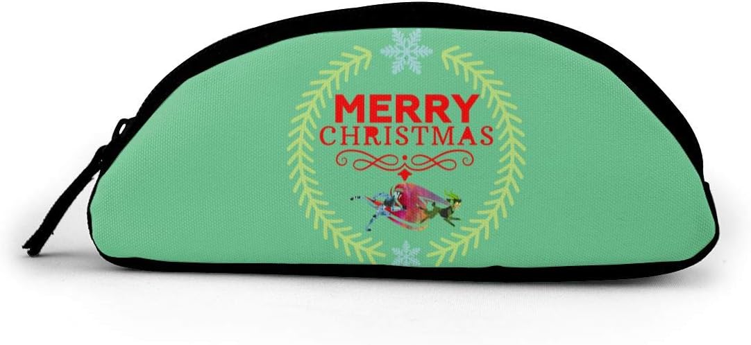 Wild Kratts Creative Design Merry Christmas Unisex Novel Cylinder Pencil Case Stationary Bag Cosmetic Bag Wash Bags