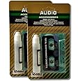 Cassette Tape Player Head & Capstan Cleaner Kit 2 Piece Lot