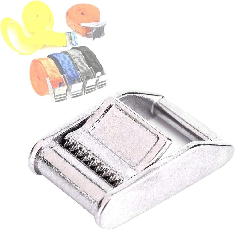 Cam Buckle Stainless Steel Marine Boat Belt Cam buckle Plate for Strap Within 2.5cm Fixing Cam Buckle, silver - Image 5