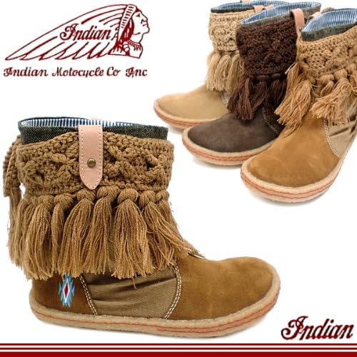 Amazon インディアン ブーツ レディース Id 1268 L Brown 24 5cm Indian インディアン ブーツ ブーティ