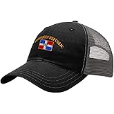 Richardson Trucker Mesh Hat Dominican Republic Flag Embroidery Cotton Snapback