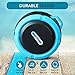 PartyTime Splash Beats Waterproof Speaker Portable Music Player for Showers,Outdoor Events, Clear 5-Watt Speaker Sound, Built-In Mic for Hands-Free Speakerphone, and Bluetooth Speaker Connection
