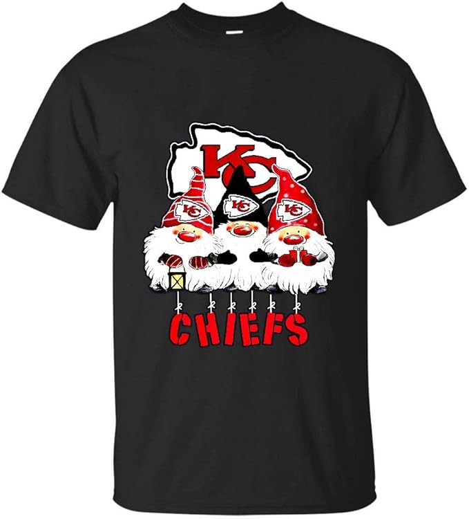 Kansas City Chiefs Santa Chibi Christmas T Shirt for Men, Women Full