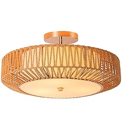 Zswanbei D19.7 Inch Boho Chandelier Lighting Flush