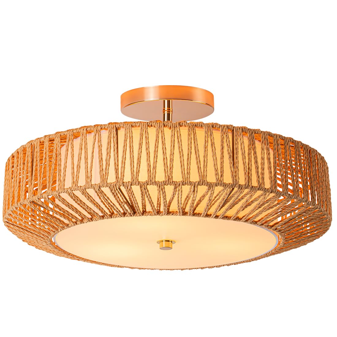 Zswanbei D19.7 Inch Boho Chandelier Lighting Flush