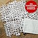 Livia Home Letter Board with Stand - Black Felt Sign with 326 White Plastic Changeable Characters - Wooden 10 x 10 inch Square Solid Oak Frame - 7x5 inch Canvas Bag - Desktop Display