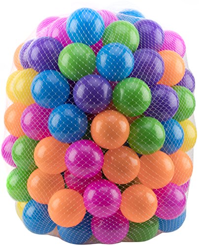 Ball Pit 200 Pack - Ball Pit Balls Crush Proof BPA Free - Includes Reusable Zipper Mesh Bag - Colorful Fun Plastic Balls - Ball Pit for Kids and Baby - Ball Pit for Any Ball Pool - Original by Play22 - Thumbnail 2