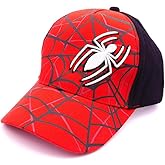 Marvel Spiderman Hat for Boys, Breathable Spiderman Baseball Cap for Toddlers, Boys Ages 3-9