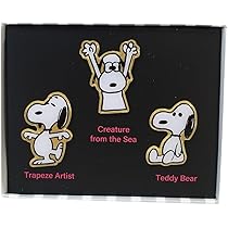 Amazon.com: Snoopy [Pin Badge] Pin Set of 3 / Unique Style 