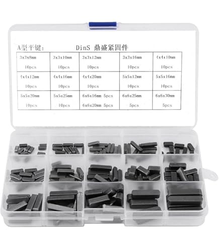 Key Stock, Keyway Kit, Belt Shaft Key Flywheel Key with Box Key Stock, Keyway Kit, Belt Shaft Key Flywheel Key with Box