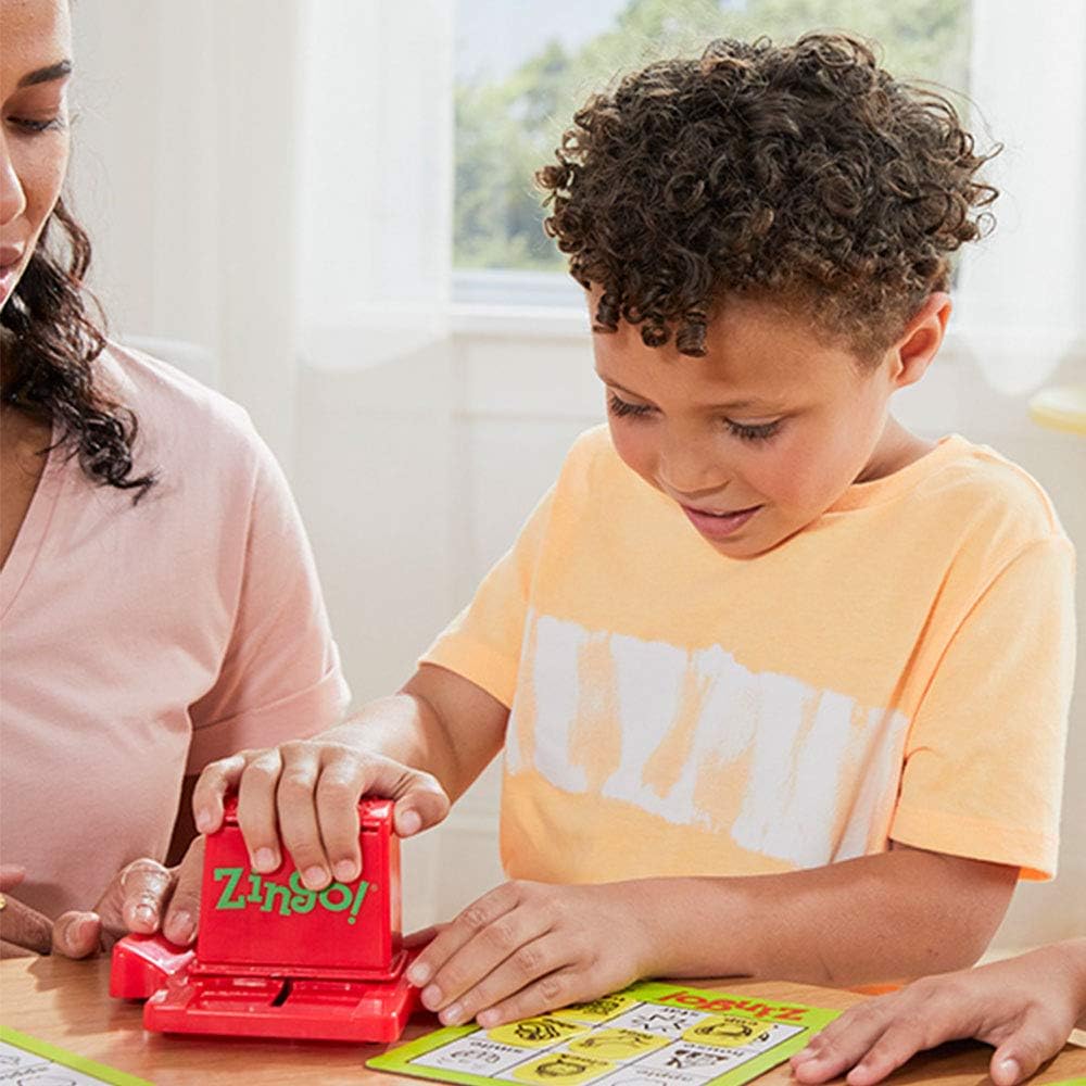 ThinkFun Zingo Bingo Award Winning Preschool Game for Pre-Readers and Early Readers Age 4 and Up - One of the Most Popular Board Games for Boys and Girls and their Parents,  Exclusive Version: Toys & Games