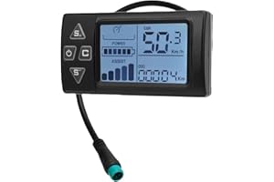 Tbest S861 Scooter LCD Display Meter Backlit Control Panel Mountain Bike ABS Material