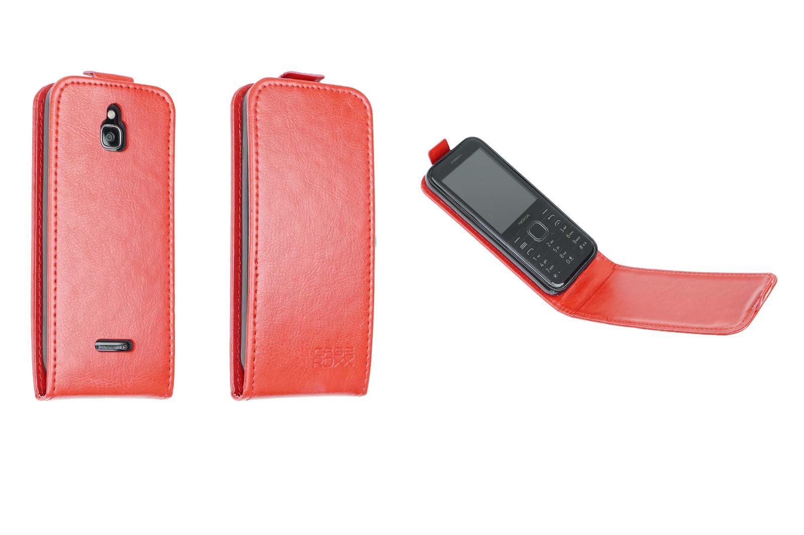 caseroxx Flip Cover for Nokia 8000 4G, Case (Flip Cover in red)