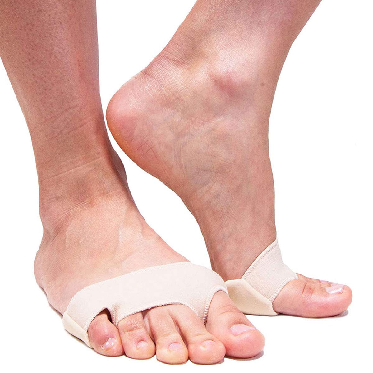 PEDIMEND Sesamoiditis Pain Relief Treatment Pad (2 Pair), Gel Cushions For Feet, Ball of Foot Cushions, Mortons Neuroma Metatarsal Support Pads, Orthotic Shoe Inserts, Foot Care