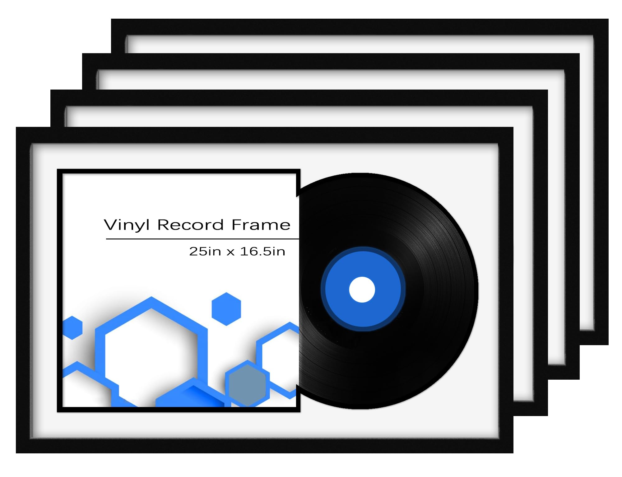 JqdXbpL Vinyl Record Frame Album Frame for Frame