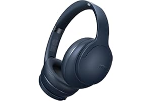 DOQAUS Upgraded Bluetooth Headphones Over Ear, 90H Playtime Bluetooth 5.3 Wireless Headphones 3 EQ Modes, Built-in HD Mic, HiFi Stereo Sound,Deep Bass,Memory Foam Ear Cups for Phone/PC