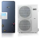 ACiQ Essentials 5 Ton 16 SEER2 Central AC Heat Pump System, 10kW, Thermo | R32 High Efficiency Inverter with Multi-Positional Air Handler Unit, Complete Central Air Conditioner Heat Pump Split System