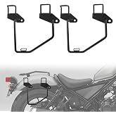 Saddlebag Support Brackets for Honda Rebel CMX 300 500 250 2017-2023 | Motorcycle Side Bag Mount Bracket, Support Bar, Powder-Coated Metal, Scratch Resistant Finish, Prevents Bag Swinging