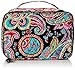 Vera Bradley Women's Cotton Large Blush & Brush Makeup Organizer Case, Parisian Paisley, One Size