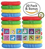 Trekology Mosquito Repellent Bracelets - All Natural, Deet Free Insect Repellant Wristband Safe for Kid & Adult - Waterproof Pest Control Bracelet Bands Help Repel Bugs & Mosquitoes Away