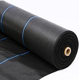 WOHOHOHO 6.6ft x 33ft Weed Control Membrane 2m x 10m 3.2oz