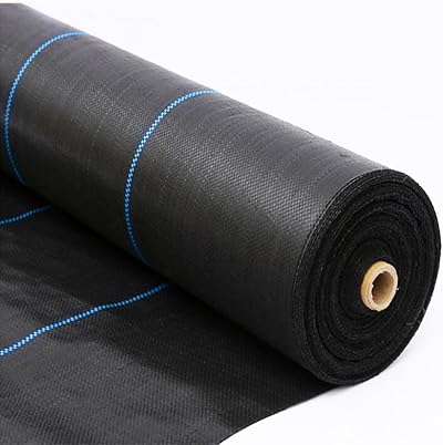 WOHOHOHO 6.6ft x 33ft Weed Control Membrane 2m x 10m 3.2oz