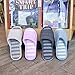 cozy mens home slippers, memory foam casual indoor outdoor shoes with open-toe,Memorygou
