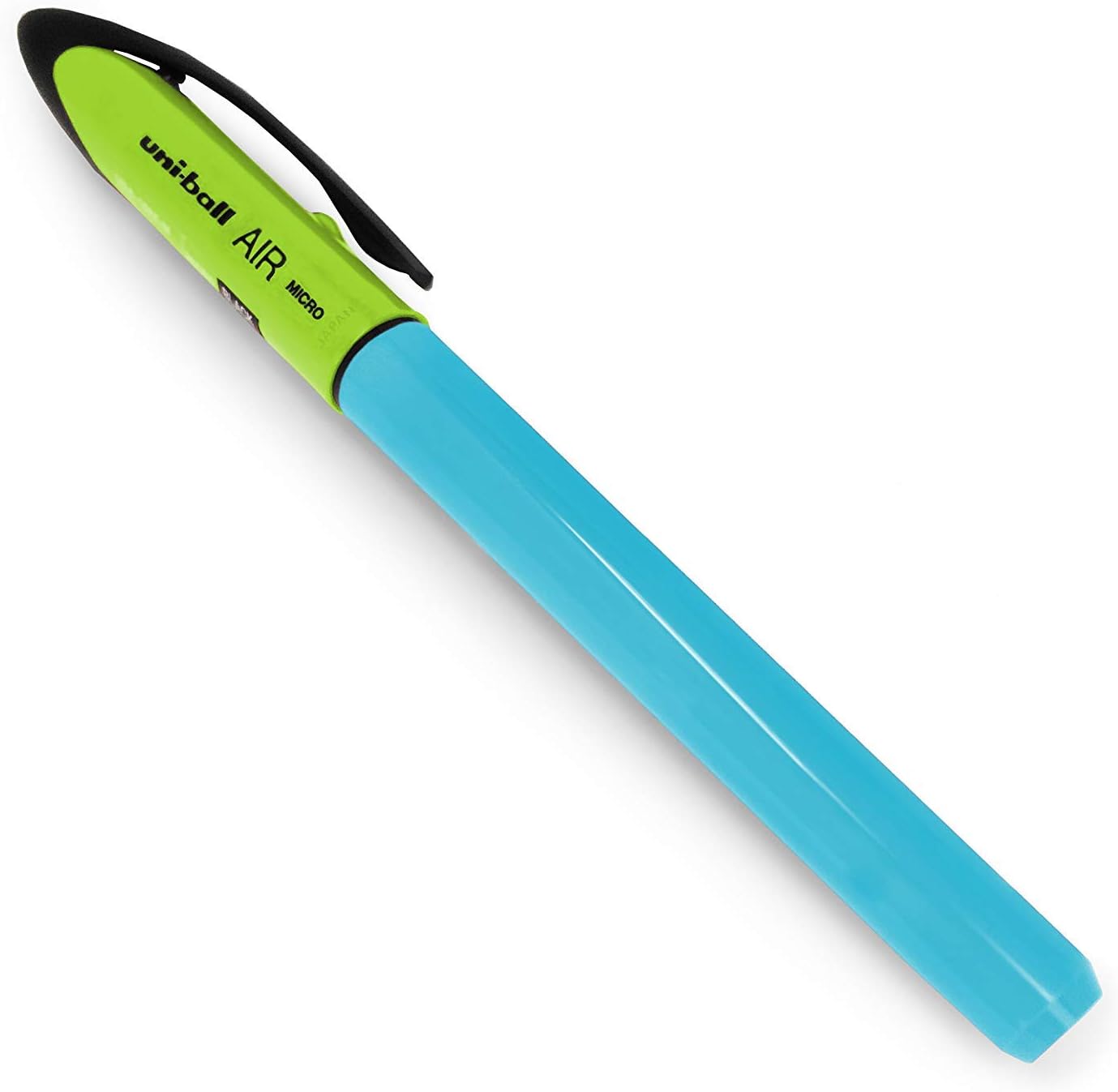 Uni-Ball Air - 0.5mm Rollerball - Blue, Green, Pink and Orange Barrel - Black Ink - Pack of 4 - UBA-188E-M - Image 3